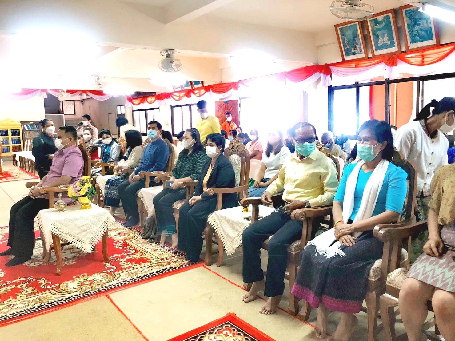 title - เป็นประธานในพิธีถวายภัตราหารเพล​โครงการบรรพชาอุปสมบท 99 รูป เพื่อถวายพระพรชัยมงคลแด่ สมเด็จพระเจ้าลูกเธอ เจ้าฟ้าพัชรกิติยาภา ฯ